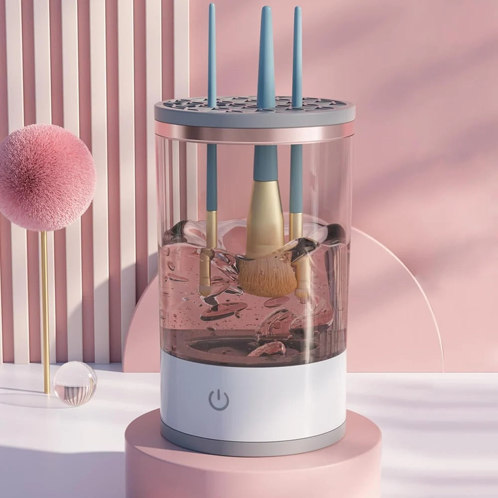 Automatic Makeup Brush Cleaner