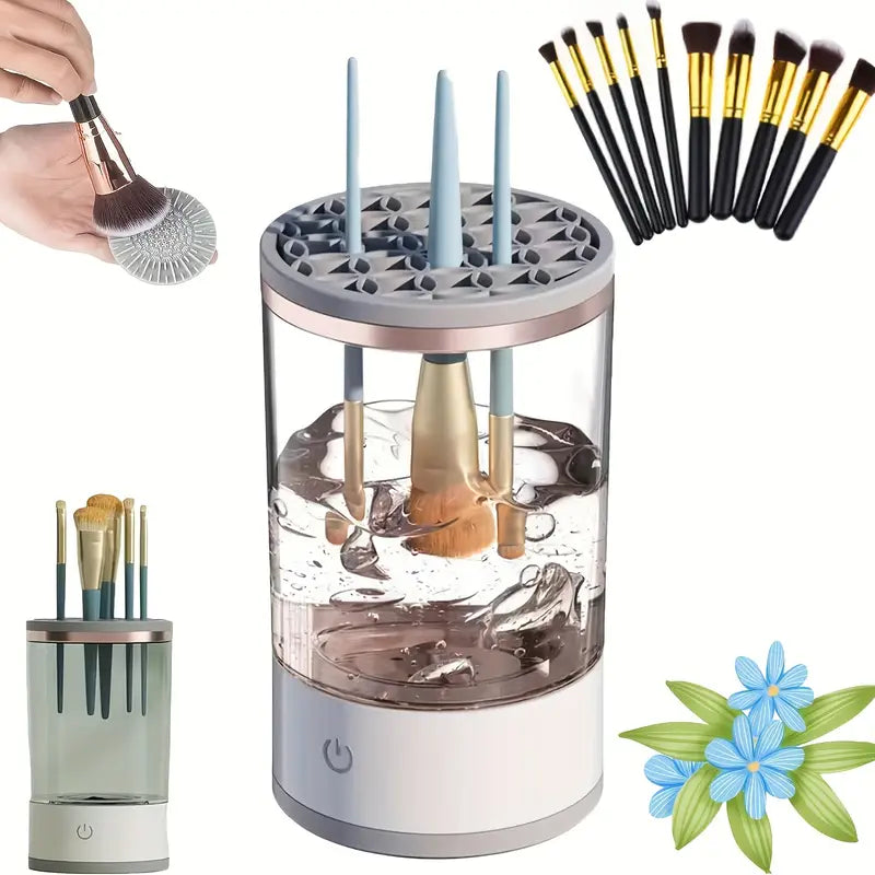 Automatic Makeup Brush Cleaner