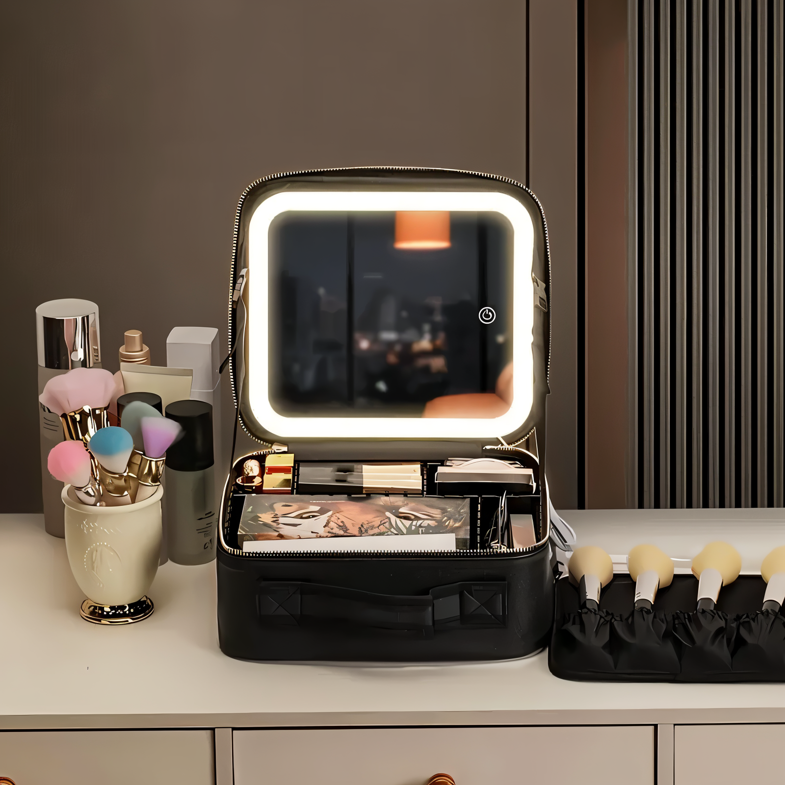 BelleLuxe Makeup Organizer