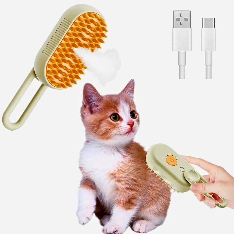 Pet Steam Brush – Fur Mist Pro
